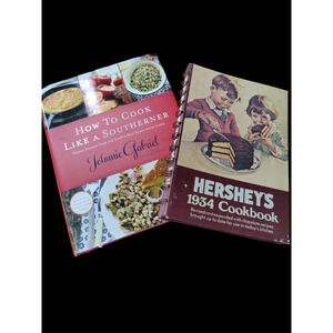 Bundle of Hershey's Chocolate and Southern cooking by Johnnie Gabriel cookbooks